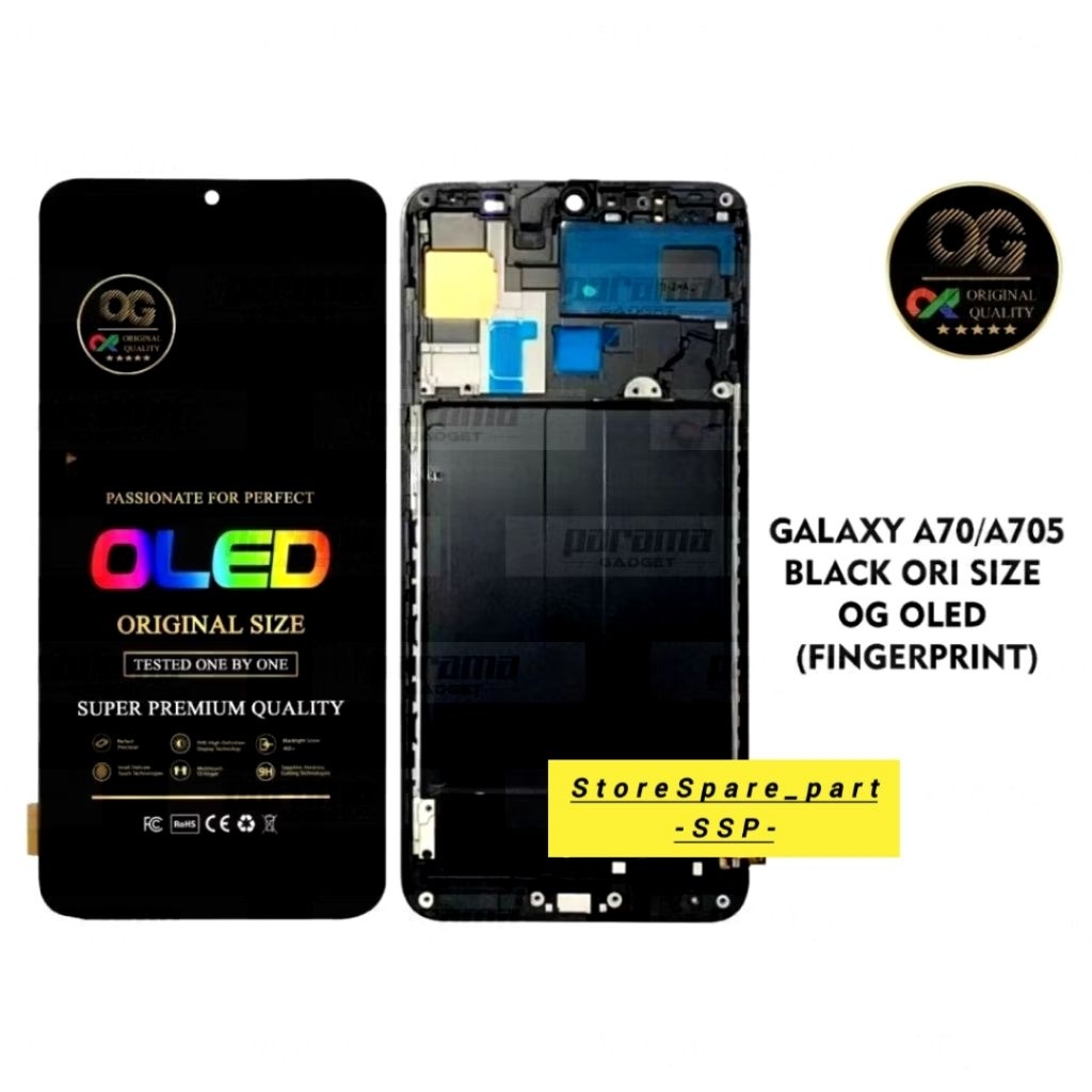 LCD TOUCHSCREEN ORIGINAL SAMSUNG A70/A705 OLED/AMOLED