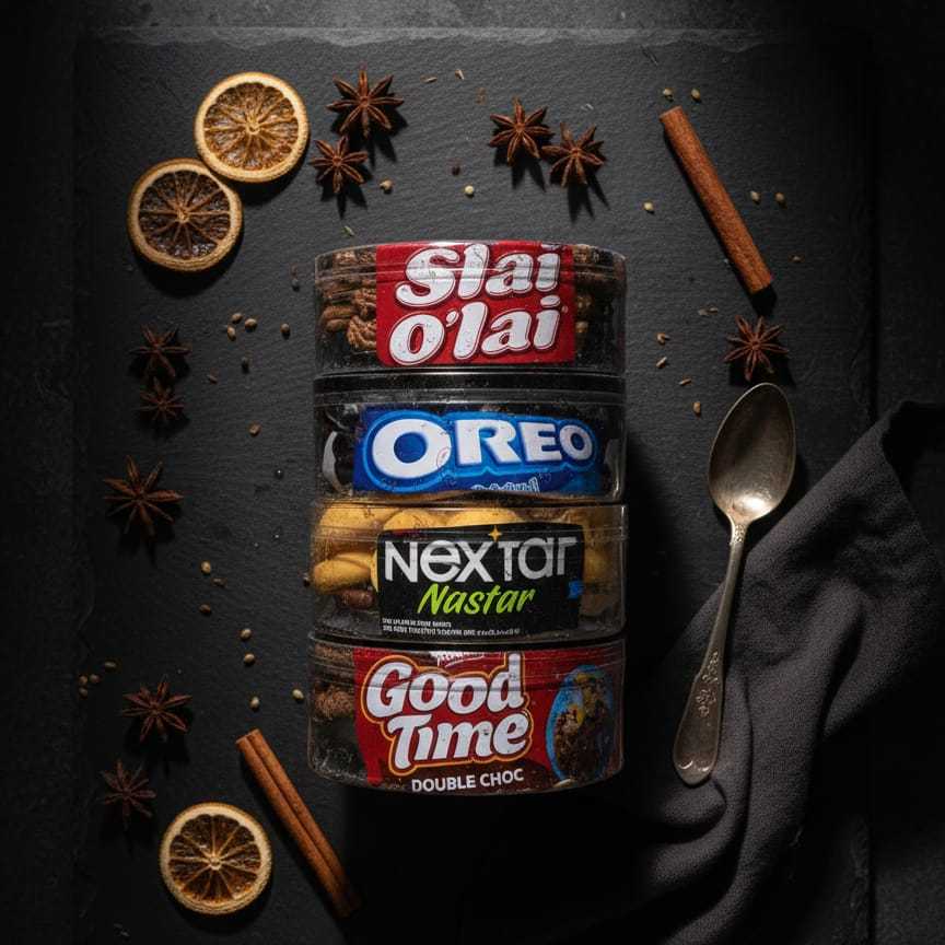 Paket 4in1 (Slai o'lai, oreo, nextar,good time)