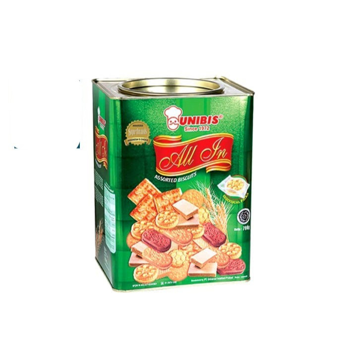 BISKUIT KUE KALENG ANEKA RASA UNIBIS ASSORTED BISCUITS 600 GR