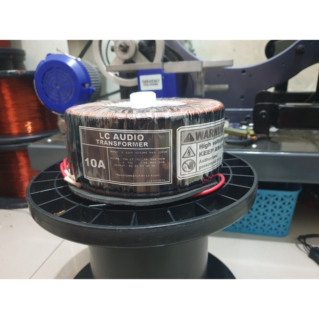 Trafo toroid 10A CT 45  90v super BALAP tembaga murni