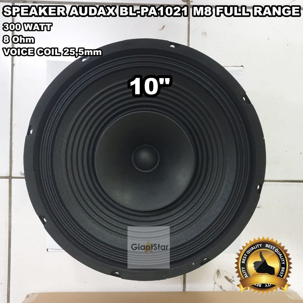SPEAKER BELL BL-PA1021 M8 FULL RANGE 300 WATT PA 1021 BL PA1021 10in 10 inch MIDD BASS ORIGINAL PROD