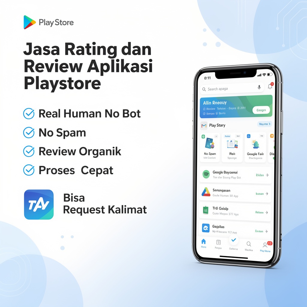 Jasa Download & Rating/Review Aplikasi Playstore
