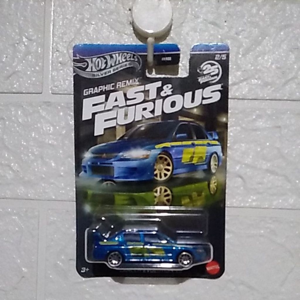 Hot wheels Fast and Furious Lancer Evolution VII