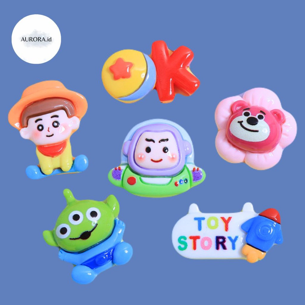Charm Hiasan sandal Jibbitz ToyStory Motif Lucu Viral