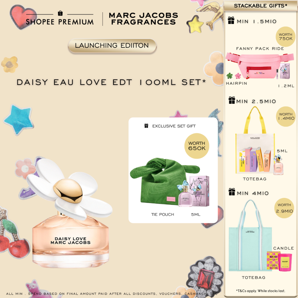 Marc Jacobs Daisy Love EDT Spray - Parfum Wanita