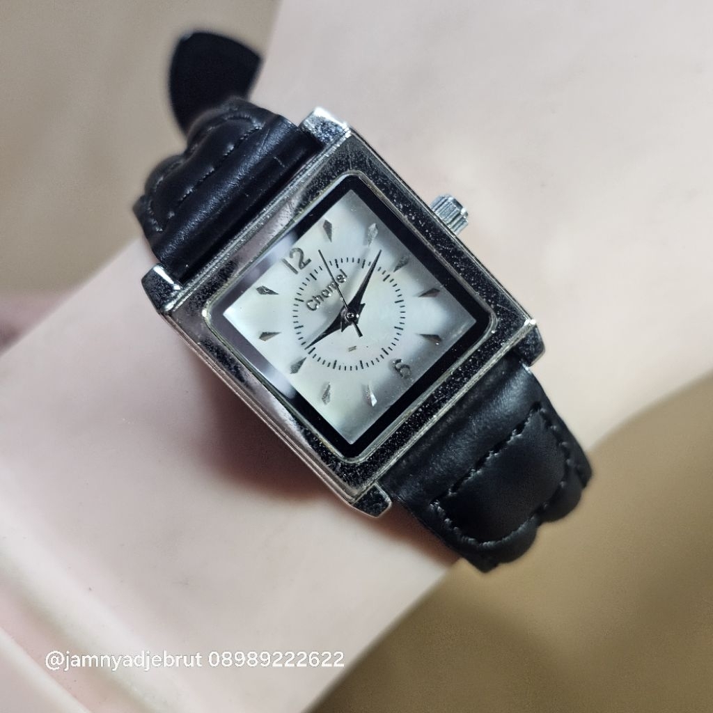 Jam Tank Chomel 20350112 Rhodium Silver White Bekas