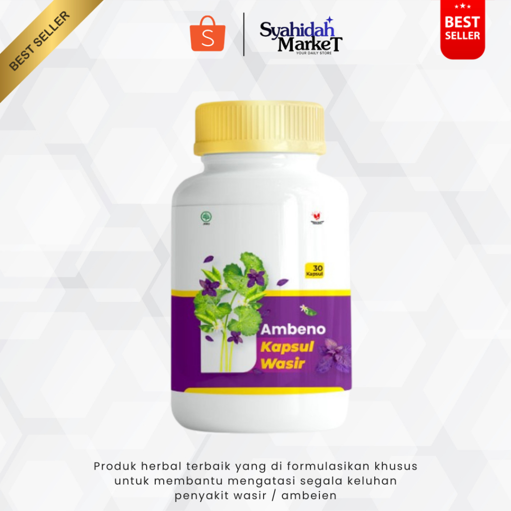 AMBENO KAPSUL WASIR ASLI ORIGINAL HALAL BPOM