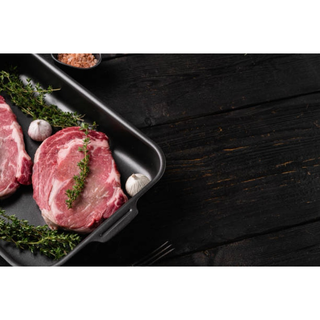 [GRASS FED] Prime Steer Daging Sapi Steak Ribeye Australia 200-220g