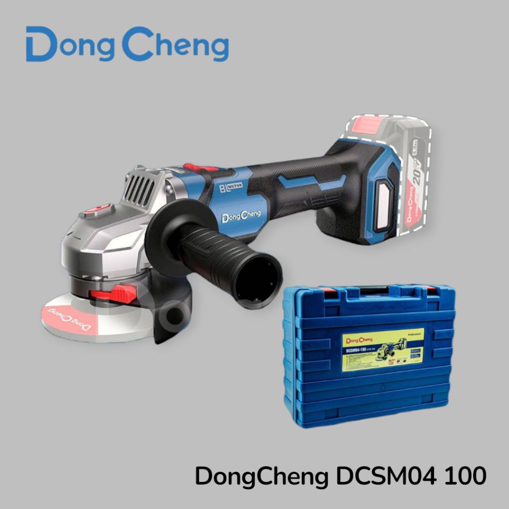 Gerinda DongCheng DCSM 04 100 Gerinda Baterai DongCheng 20V Variable Speed Gerinda 4"