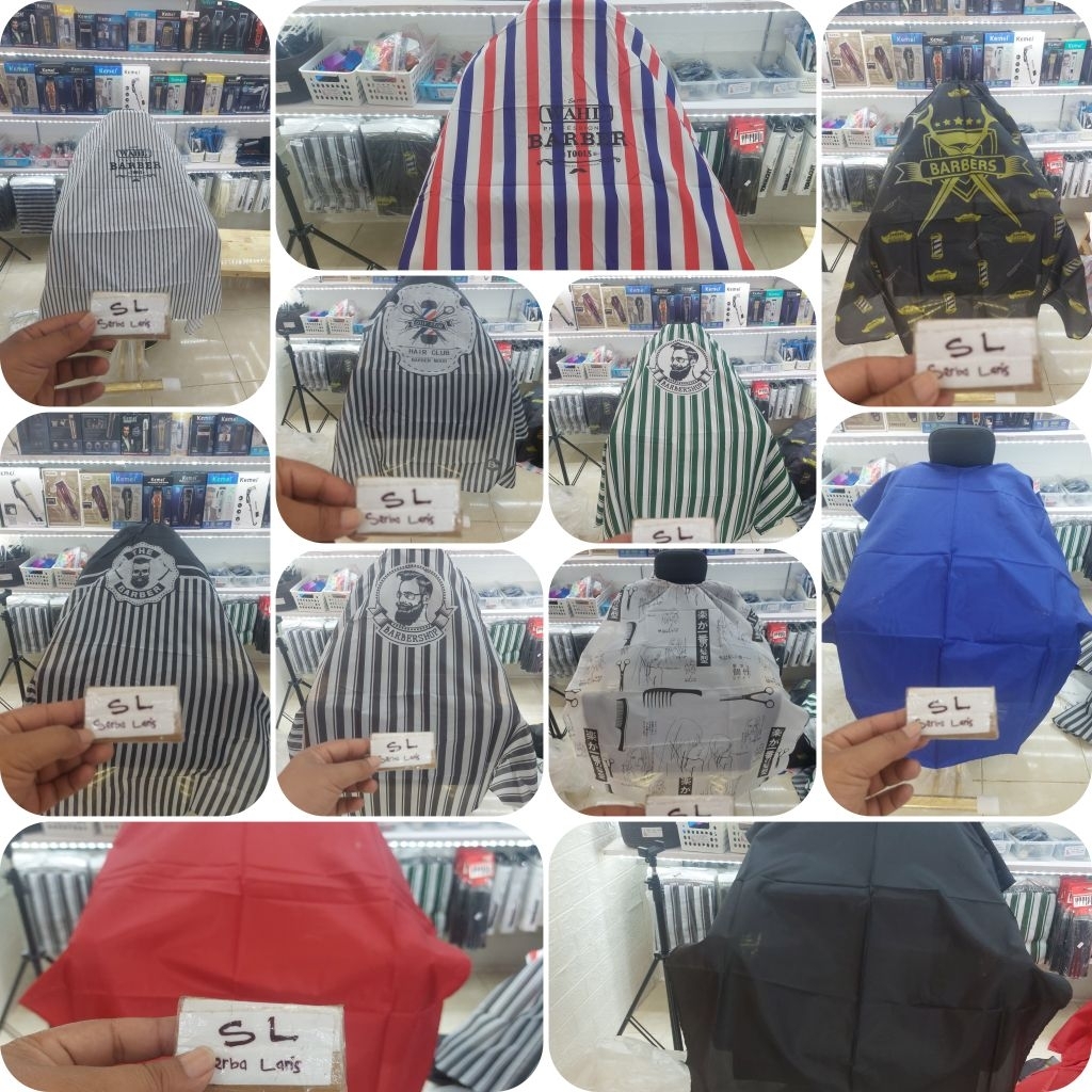 KIP WAHL / Kain pangkas rambut kain barbershop barber potong rambut kip kep kap cape