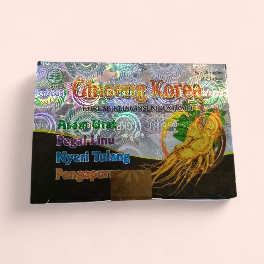 Kapsul Ginseng Korea Korean Red Ginseng Extract Asli