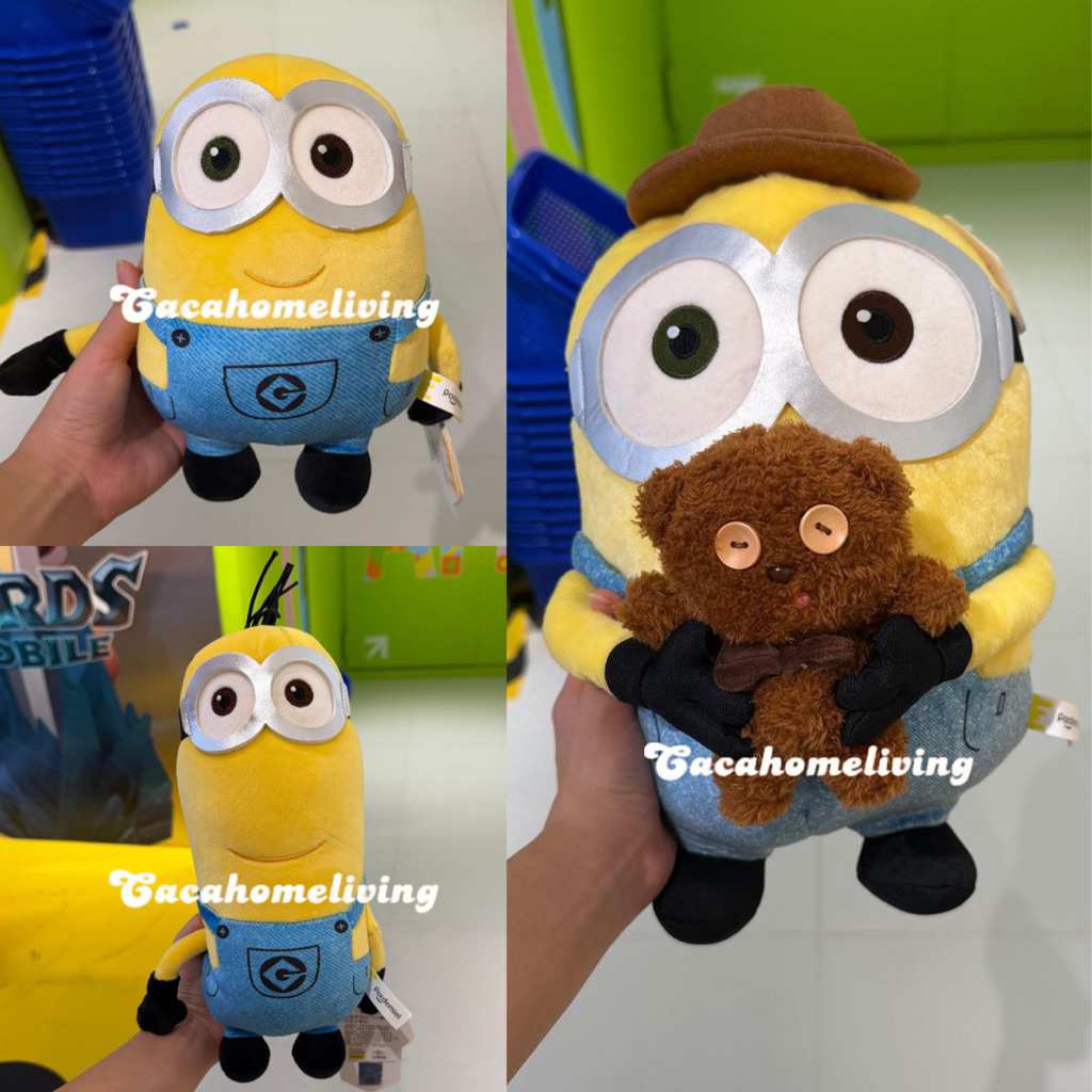 New Potdemiel - Boneka Lucu / Plush Doll Tim Bob Bear x Minions Collection (Bob / Stuart / Kevin / B