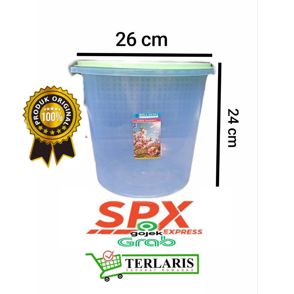 TOPLES KELER KERUPUK 10 LITER BOLA DUNIA