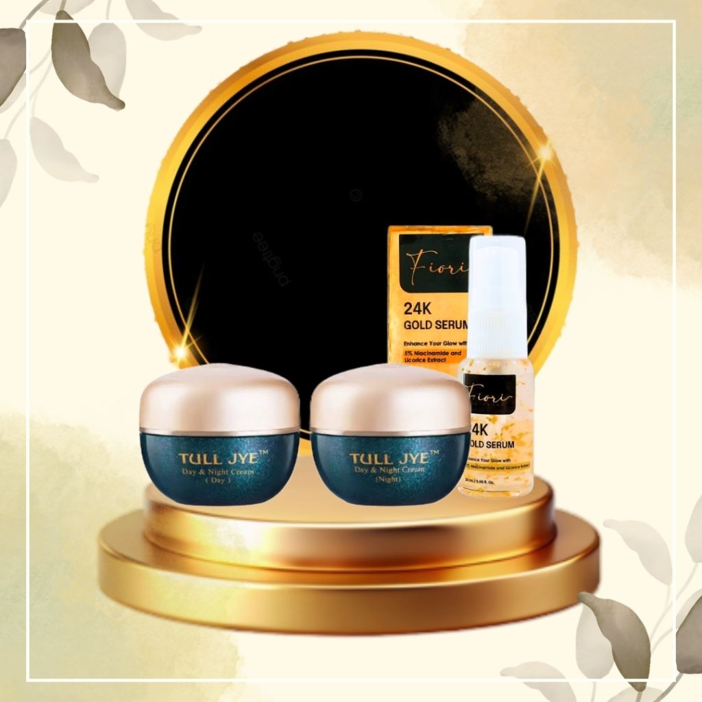 TULL JYE DAY & NIGHT CREAM HIJAU + 24K SERUM GOLD