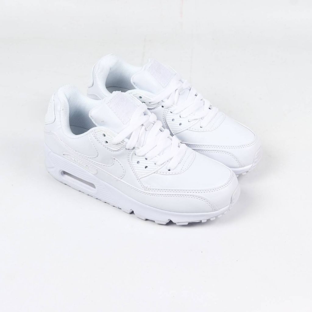 Sepatu Unisex Nike Air Max 90 Surplus Triple White Original BNIB
