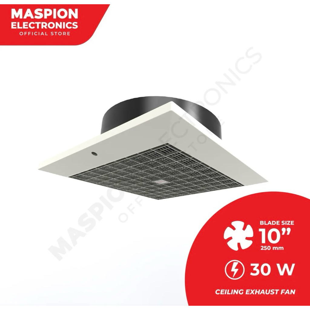 maspion cef 25 ceiling exhaust / hexos / heksos fan plafon 10”