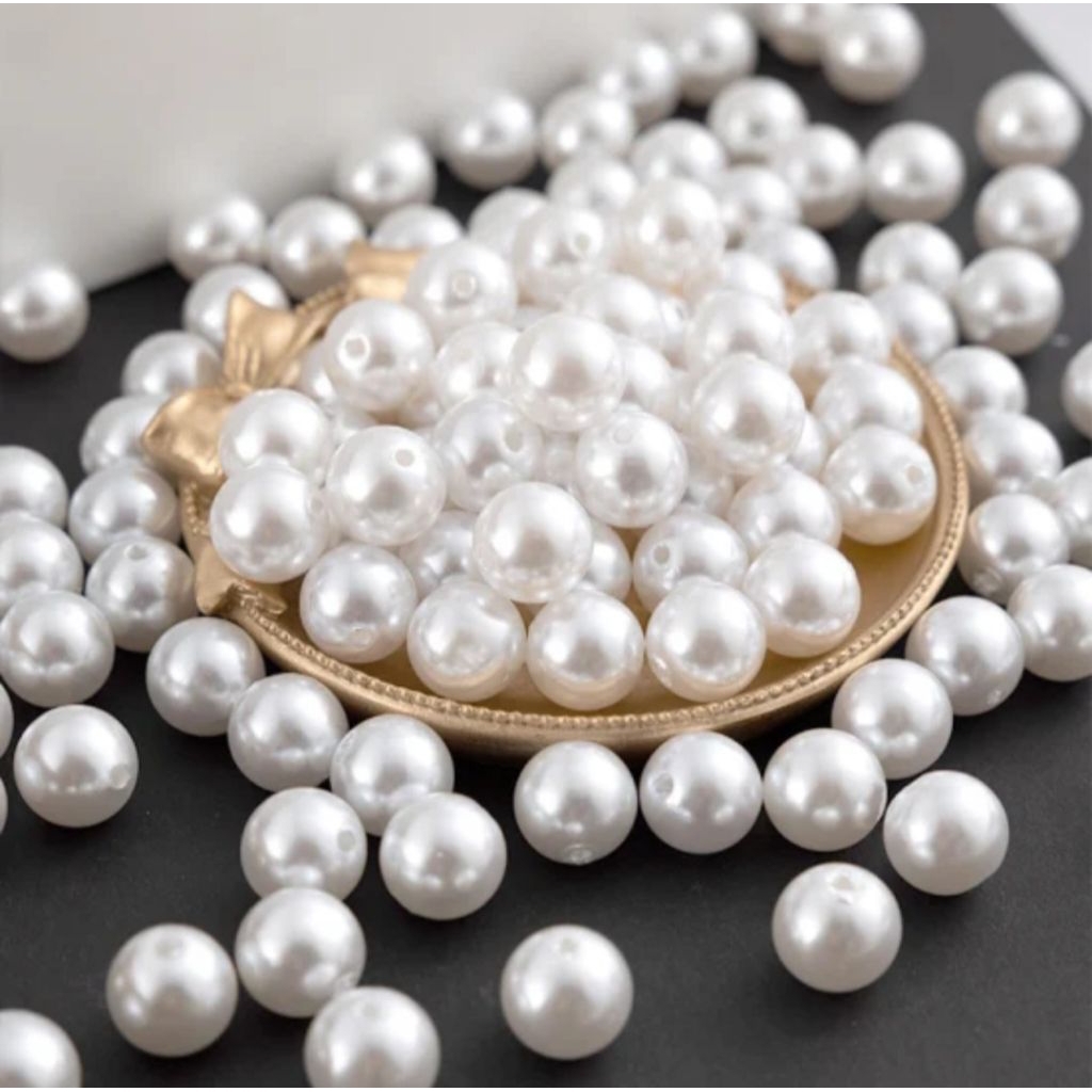 Manik manik mutiara 3mm