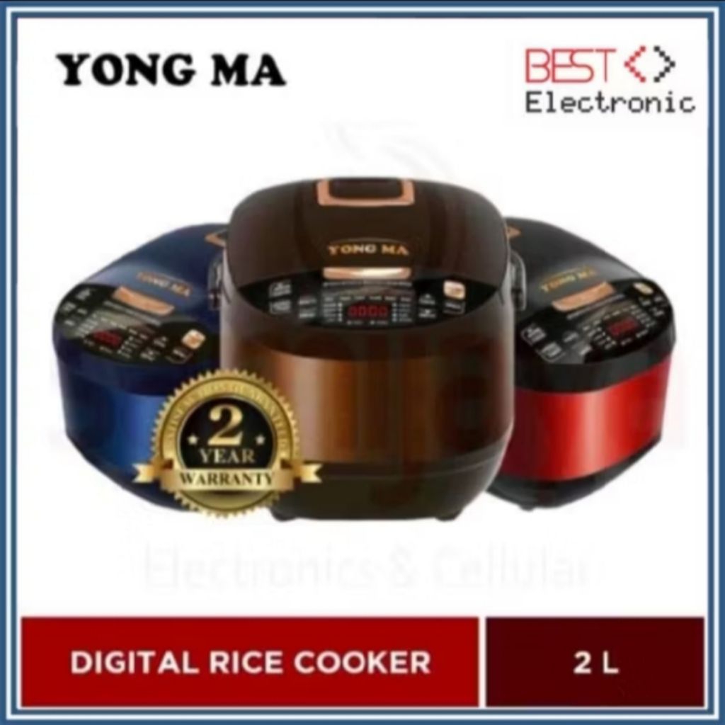 YONG MA / YONGMA Rice Cooker Magic Com Digital SMC 7047 SMC7047 SMC-7047 2 Liter