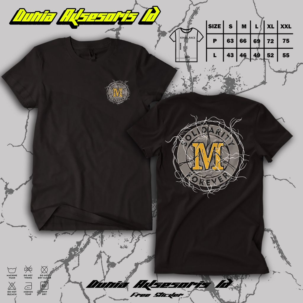 Kaos Solidarity M Forever | Kaos M Solver | Tshirt Engineer | Baju Mechanical Engineering