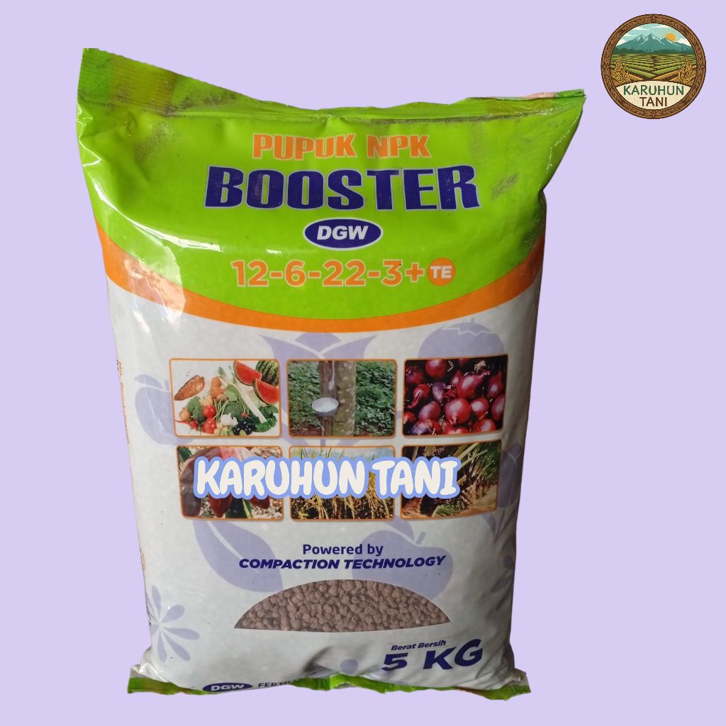 Pupuk NPK Booster DGW 12-6-22-3+TE 5 Kg