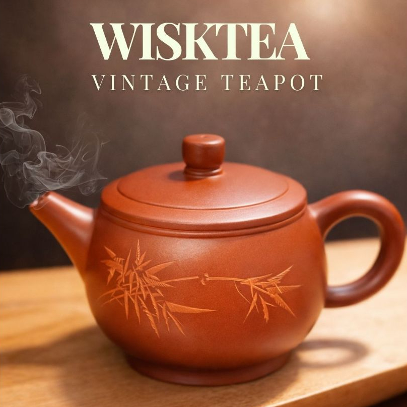 WiskTea YiXing Red Sands (ZhuNi) Clay Teapot | Teko Tanah Liat | No.5
