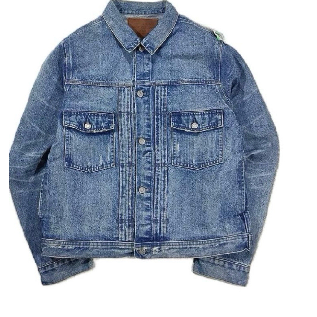 BACK NUMBER X KAIHARA  TRUCKER JACKET DENIM