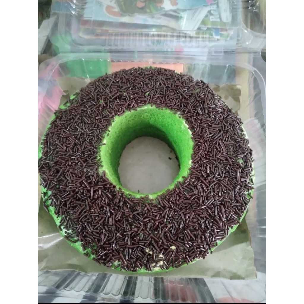 Bolu kukus pandan meses homemade