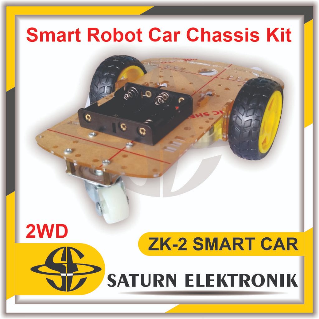 ZK-2 SMART CAR 2WD ROBOT CHASSIS KIT