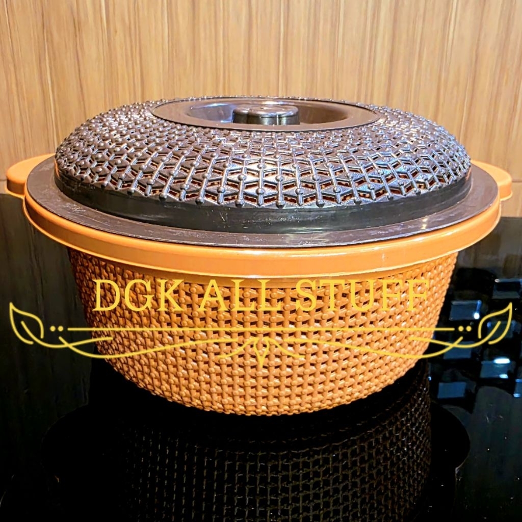 Bakul Wakul Tempat Wadah Sangku Nasi Lauk Sayur Prasmanan Hajatan Tutup Bertutup Bulat Plastik Cokla