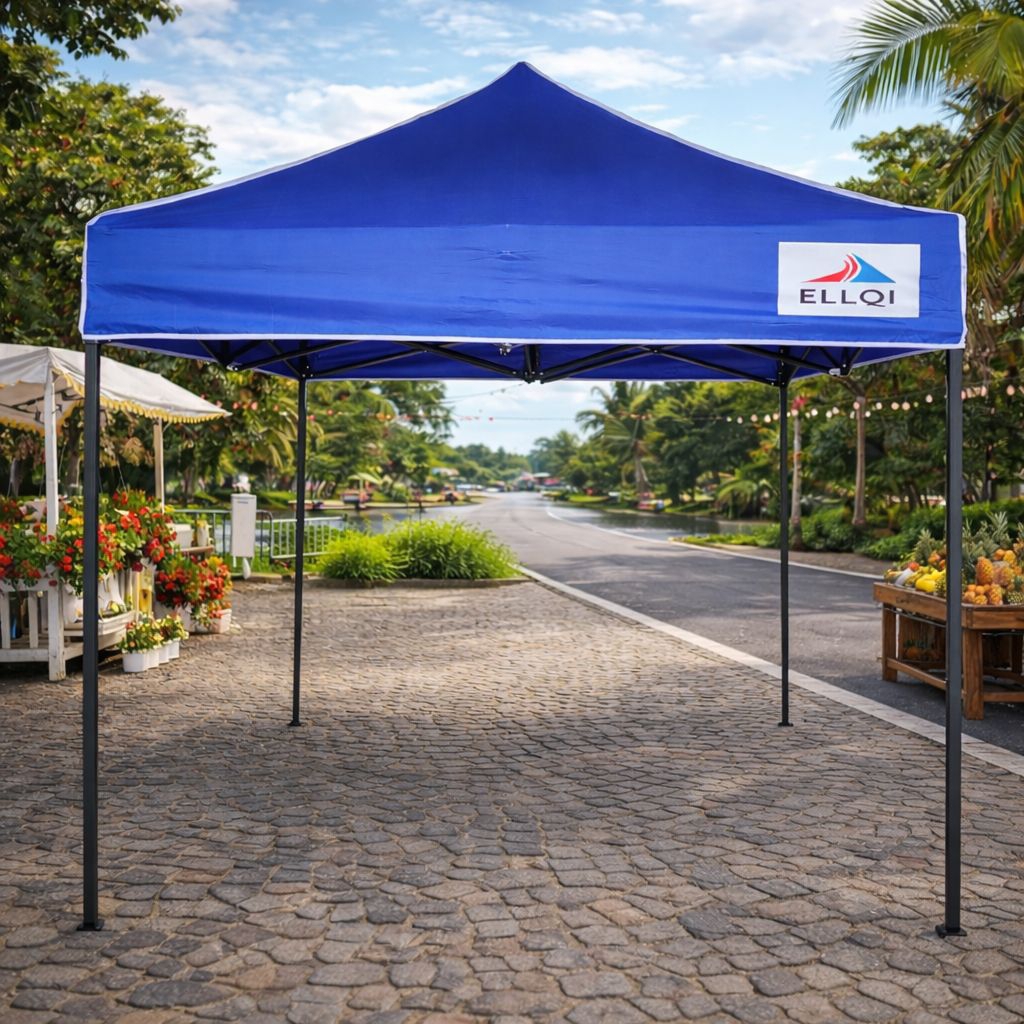 Tenda Lipat Murah 2x2, Tenda Lipat Jualan Makassar Ellqi