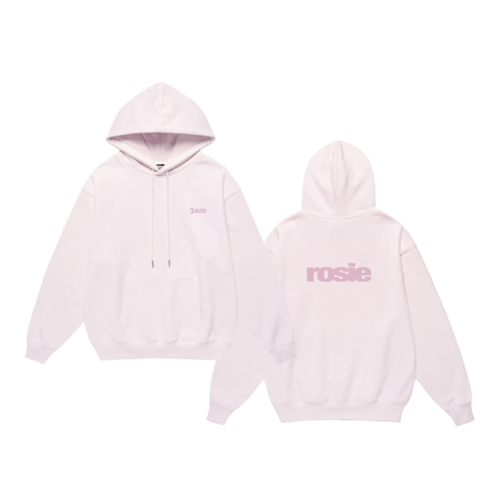 [PRE ORDER] MD 3AM HOODIE PINK ROSE ROSIE 2026 BLACKPINK OFFICIAL MURAH