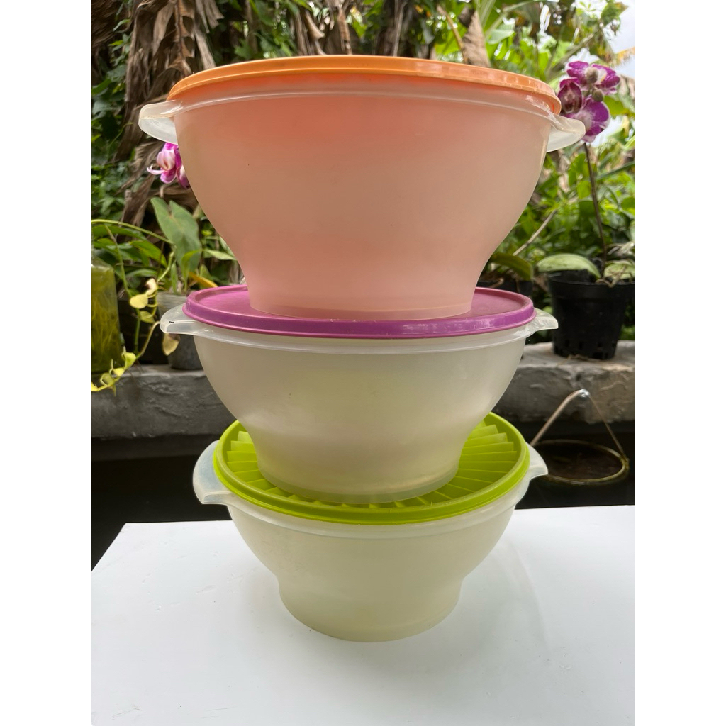 Servalier bowl tupperware bakul nasi second tupperware kapasitas 3 liter