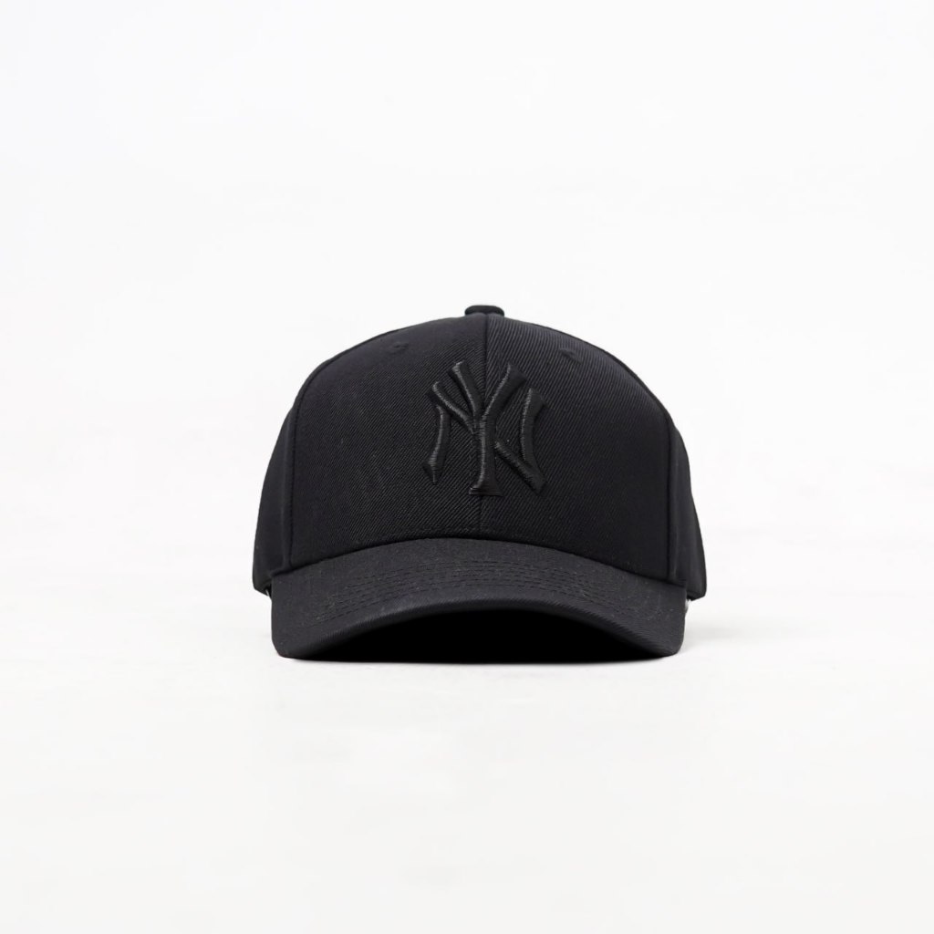 Topi MLB NY PLAIN BLACK CAP 100% ORIGINAL