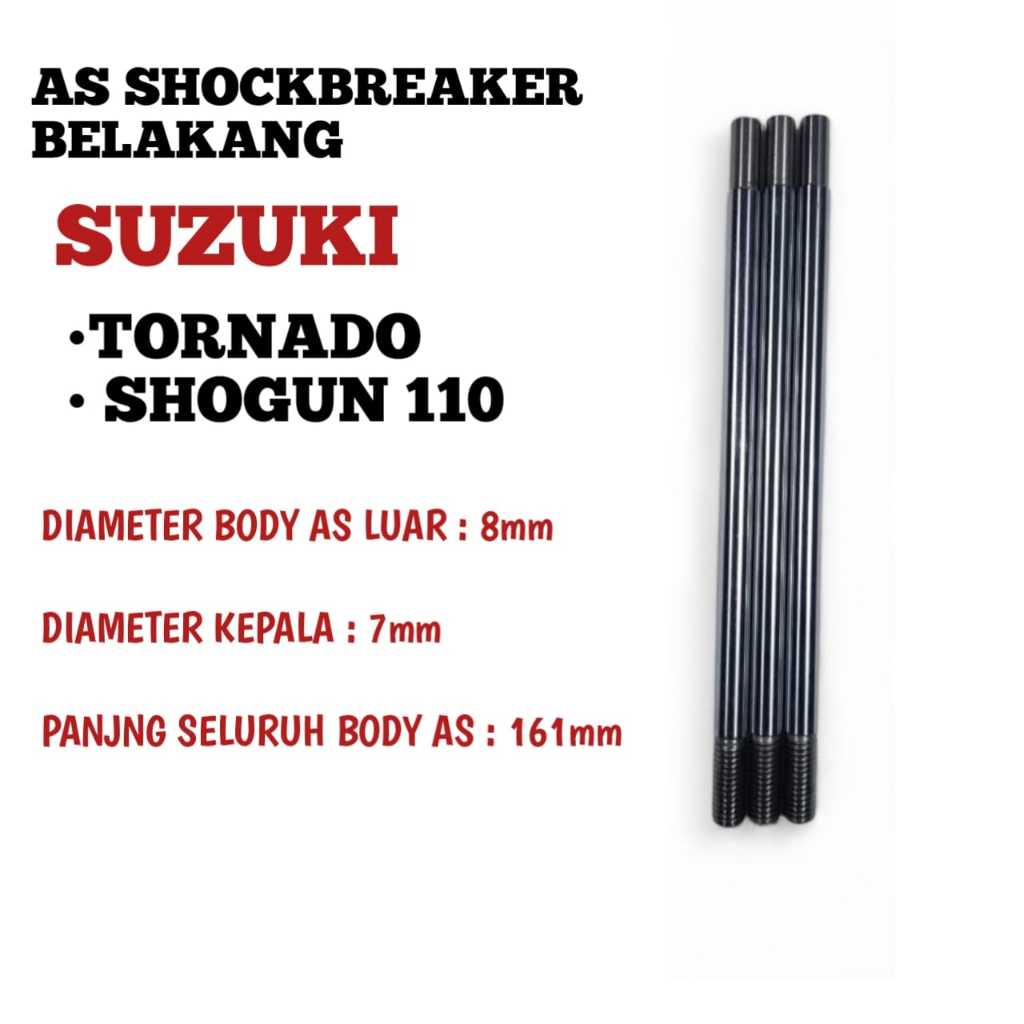 AS SHOCK BELAKANG SUZUKI TORNADO/SHOGUN 110