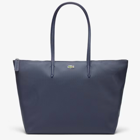 (PRELOVED) TOTE BAG Lacoste Women's L.12.12 Concept Zip Tote Bag IZZIE - NAVY