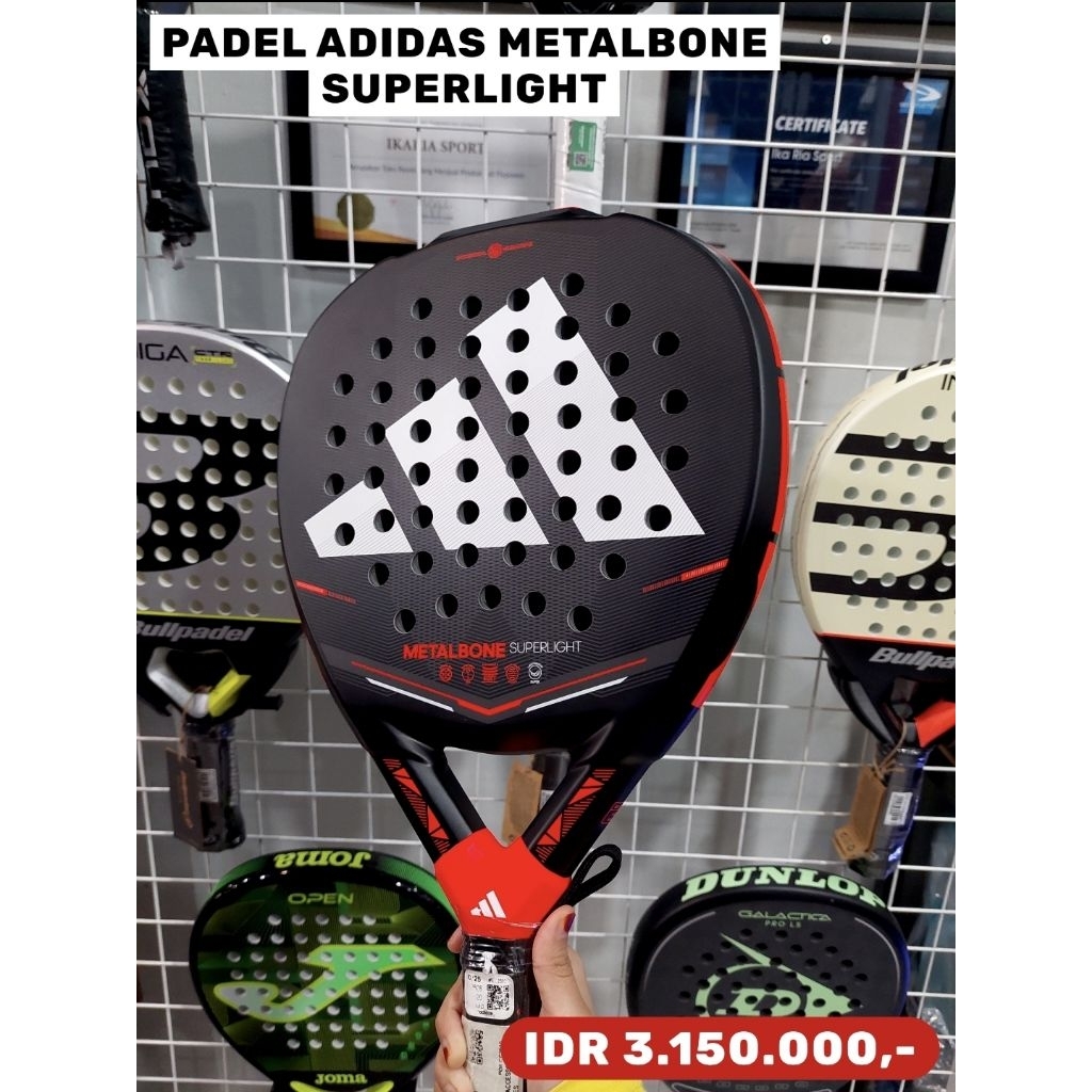 RAKET PADEL ADIDAS METALBONE SUPERLIGHT