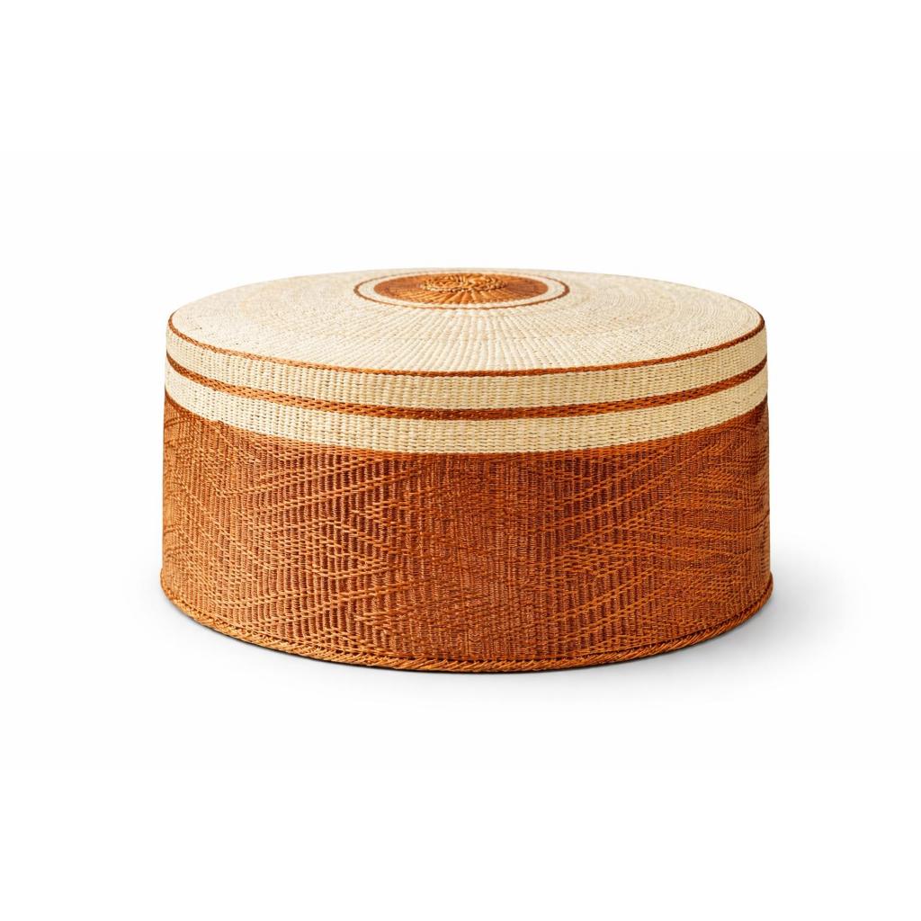 SONGKOK RECCA BONE / SONGKOK PAMIRING / SONGKOK RECCA TEMBAGA WARNA CREAM EMAS