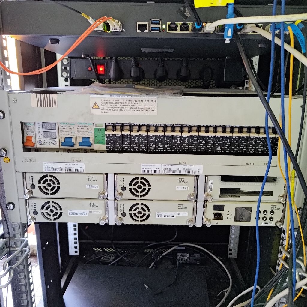 zte rectifier zxdu 48 62 b201 bekas normal kondisi seperti difoto support baterai