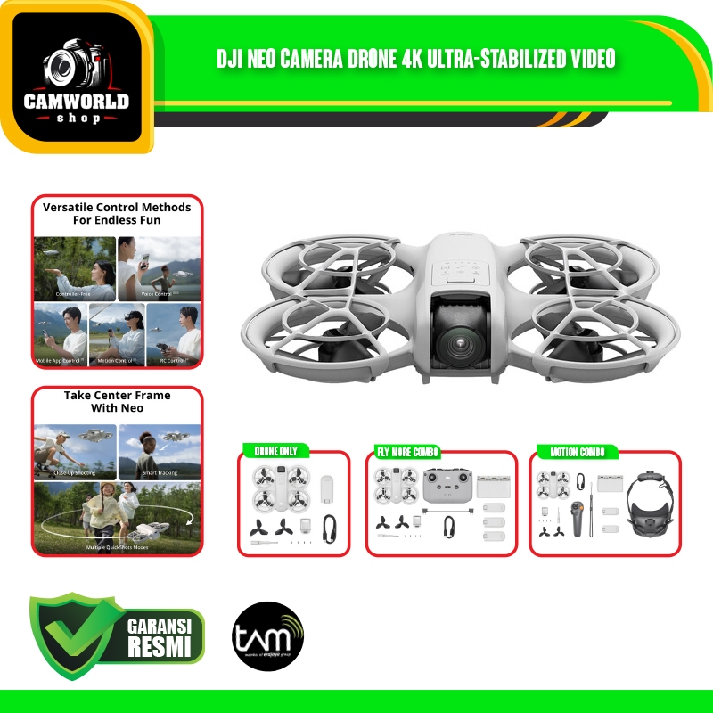 DJI Neo Camera Drone 4K Ultra-Stabilized Video