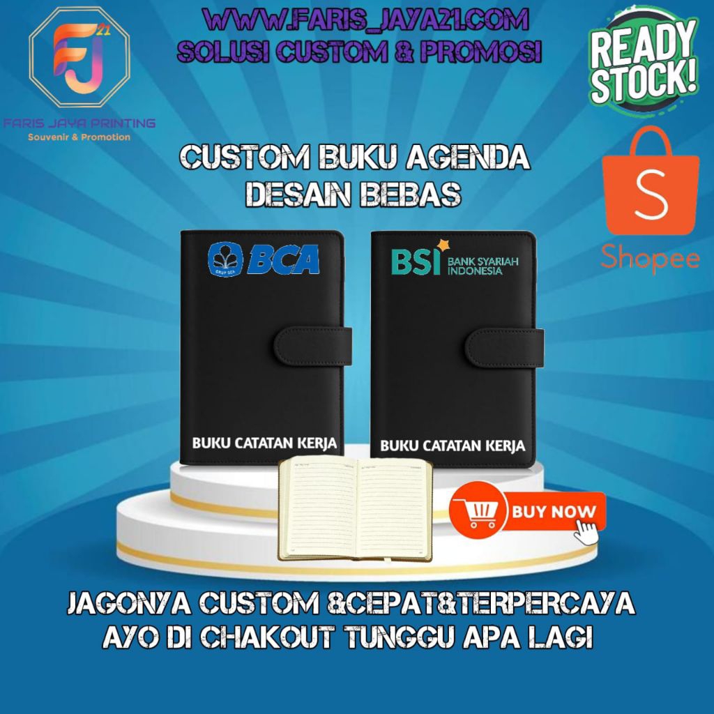 Custom Buku Agenda A5/Buku Agenda/Buku Catatan Kerja Kantoran