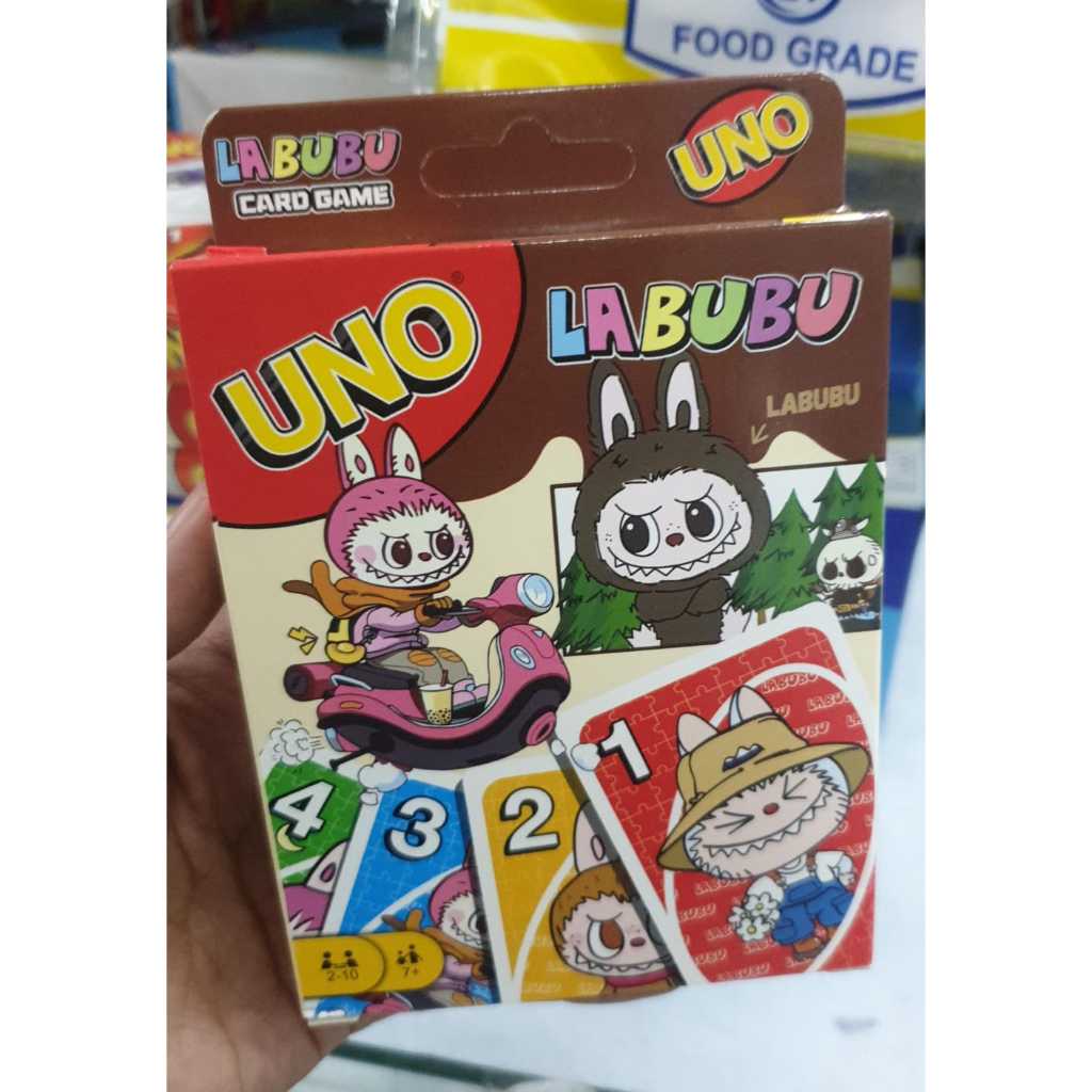 KARTU MAINAN UNO KARAKTER LABUBU