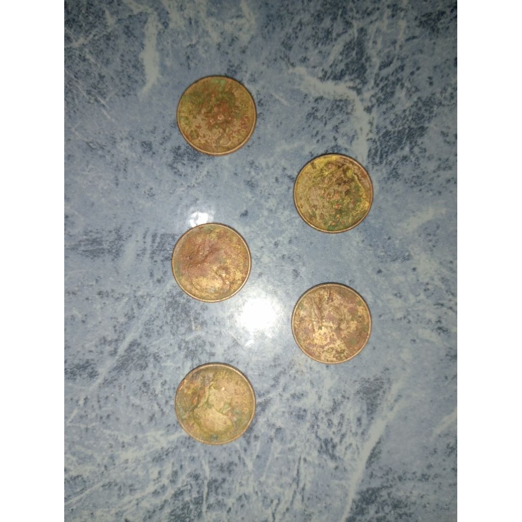 UANG KOIN DIPONEGORO 50 SEN KUNO ( Original ) 1952