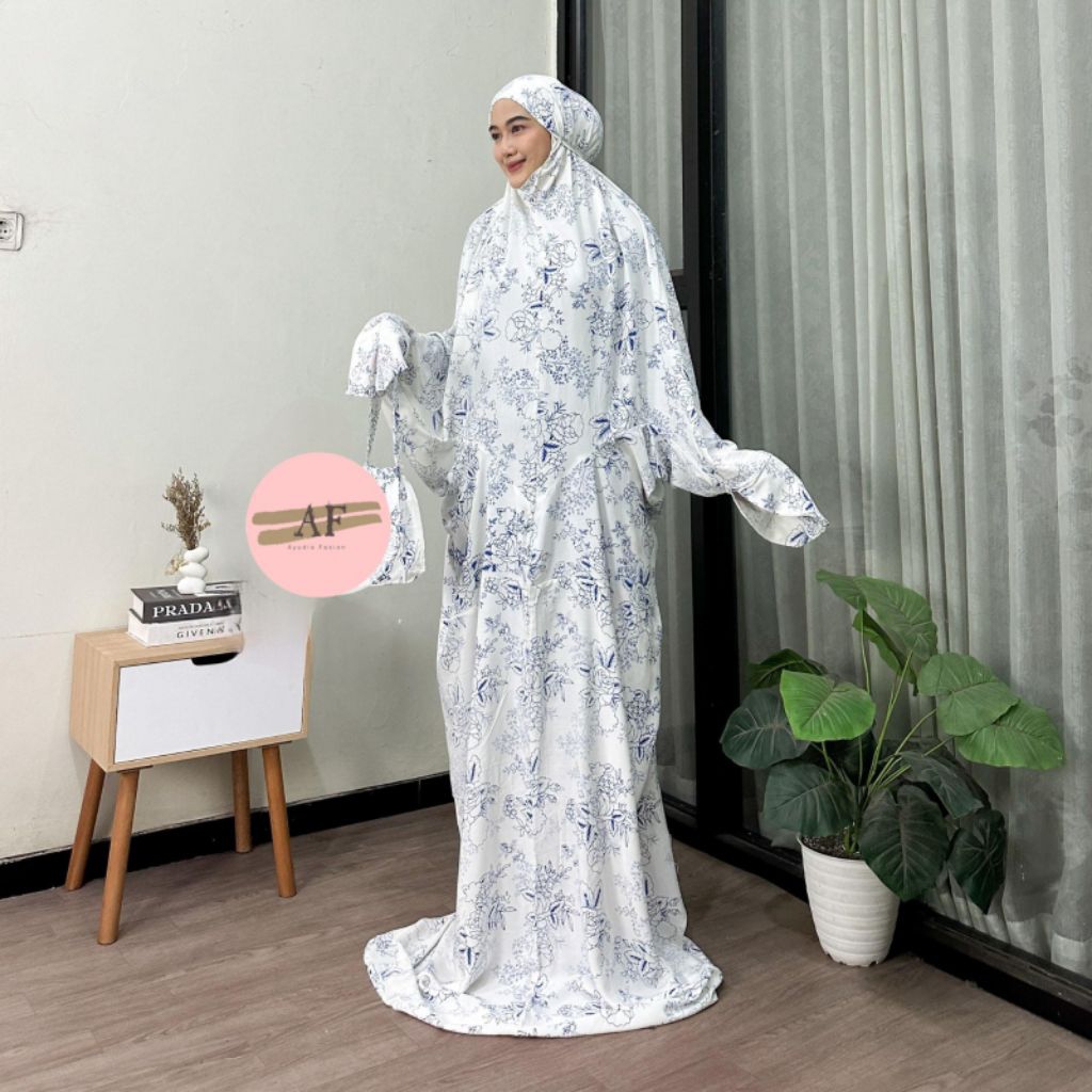 MUKENA TERUSAN KHADIJAH RAYON PREMIUM BEST SELLER