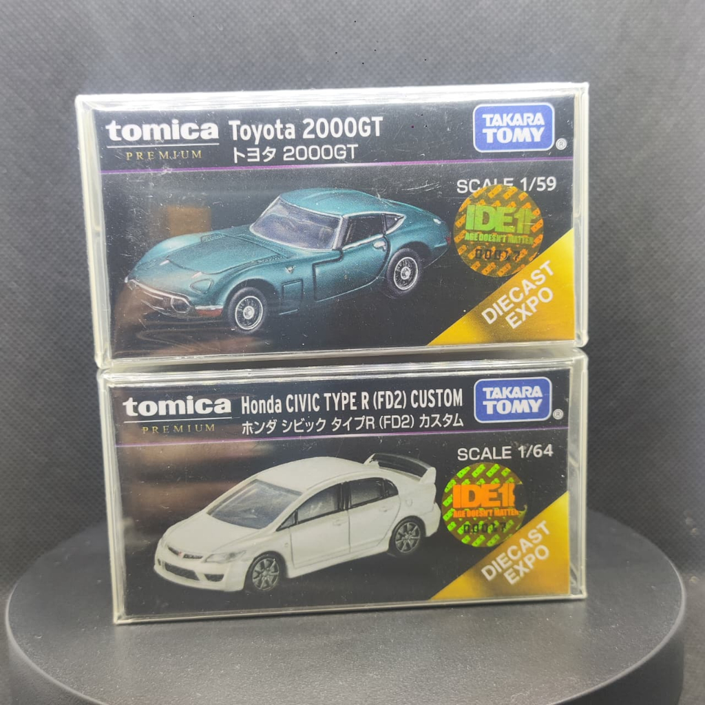 Tomica  Toyota 2000GT IDE Indonesia Diecast Expo Honda Civic FD2