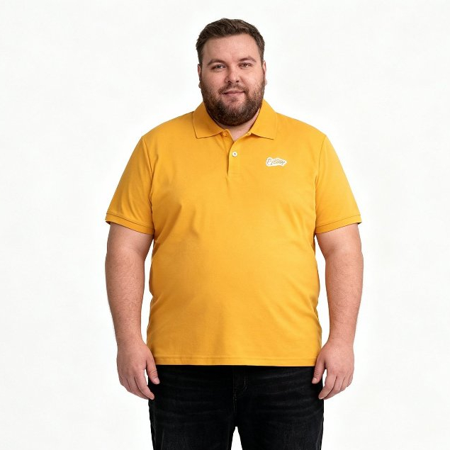 Eastlore Polo Tshirt Lacos Mustard Bigsize Original - Kaos Kerah Pria Kuning Jumbo Size