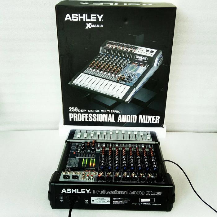 MIXER ASHLEY XMAN-8 MIXER ASHLEY XMAN8 WITH SOUNDCARD ASHLEY NEW VERSI ORIGINAL  100%