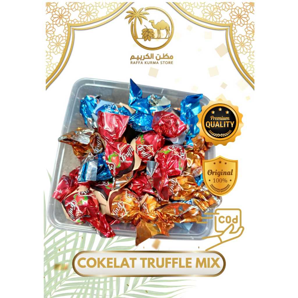 COKELAT TRUFFLE 1 KG  MIX / COKELAT TURKI / TRUFFLE ELVAN MIX RASA / COD