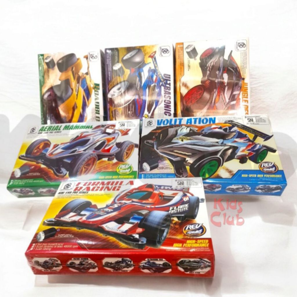 Mobil TAMIYA Bertoyindo Mini 4WD Pro Series Super Cepat. Mobil Tamiya Rakit