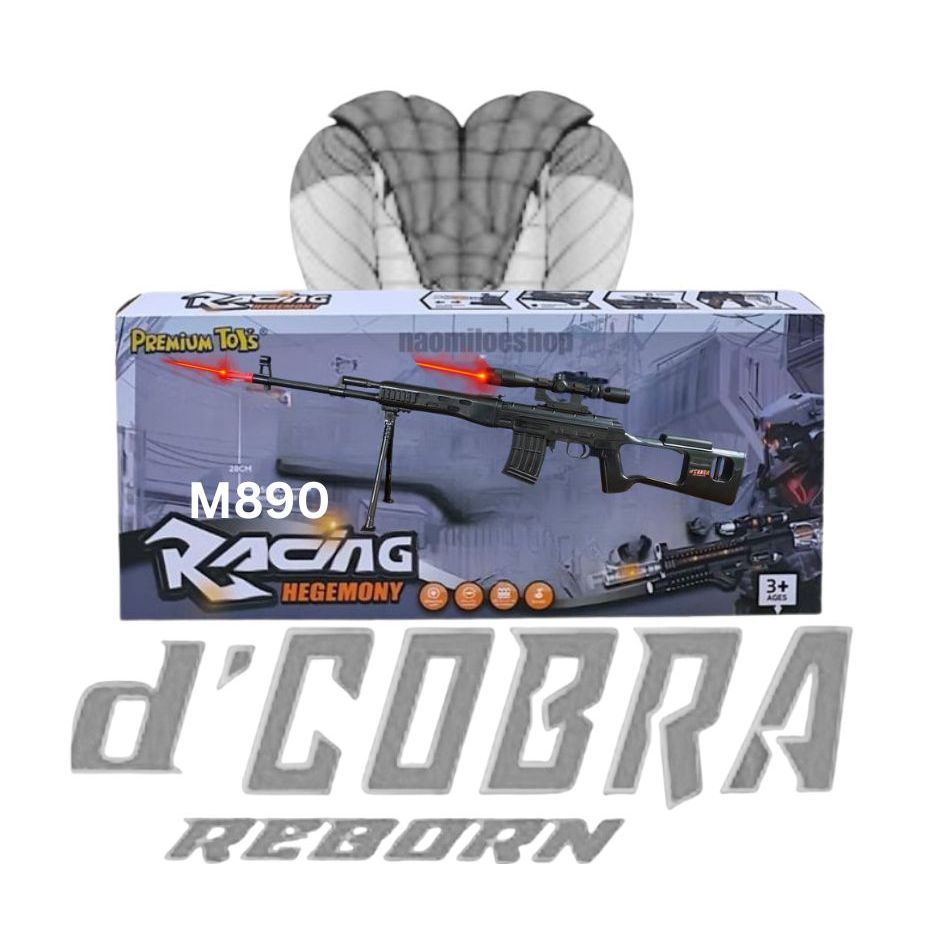 [DCOBRA ]SVD DRAGUNOV M890 Tembakan Anak Sniper M790 Mainan Pistol Senjata Senapan Infrared