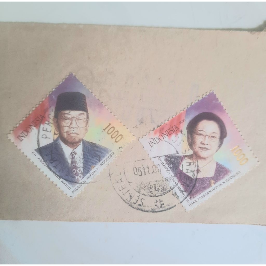 perangko gusdur & megawati